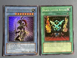 Yu-Gi-Oh! Black Luster Soldier + Ritual SYE Ultra Super Rare Starter Deck Yugi - Image 1