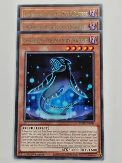 Yu Gi Oh - 3x PHRE-EN044 Earthbound Prisoner Stone Sweeper - Rare - Image 1