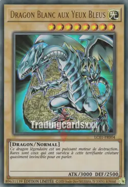 Yu-Gi-Oh! Dragon Blanc aux Yeux Bleus : UR LC01-FR004 - Image 1