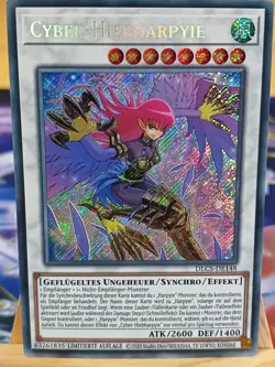 Cyber-Hiebharpyie DLCS-DE148 Secret Rare Deutsch NM YUGIOH - Image 1