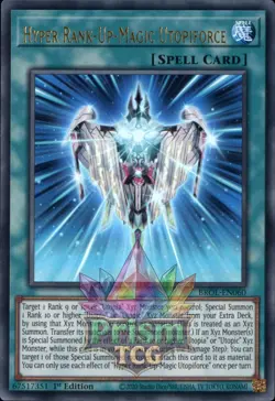 1st ed Hyper Rank-Up-Magic Utopiforce ultra rare BROL-EN060 Yugioh - Image 1