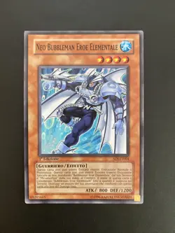 Yu-Gi-Oh! Card Comune 1ed Ita Near Mint Soi-it004 Neo Bubbleman Eroe Elementale - Image 1