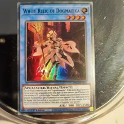 White Relic of Dogmatika BACH-EN035 Super Rare Battle of Chaos Yugioh..... - Image 1
