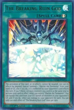The Breaking Ruin God - MP22-EN274 - Ultra Rare - 1st Edition Near Mint Yugioh! - Image 1
