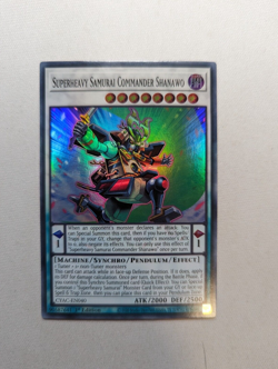Superheavy Samurai Commander Shanawo CYAC-EN040 Super Rare 1st Edition NM Yugioh - Image 1