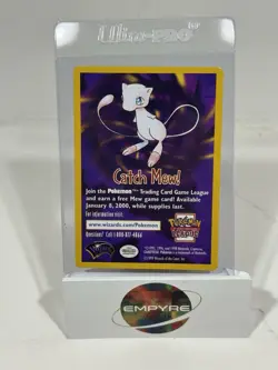 Vintage 1999 Nintendo Pokemon TCG Catch Mew Promo Insert Card - Image 1
