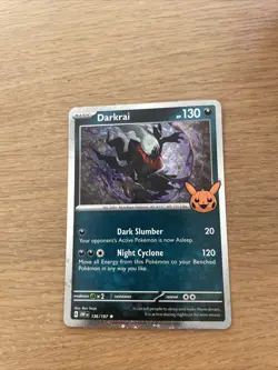 Pokemon Darkrai 136 - Trick or Trade 2024 Cosmos Holo - Halloween Promo Card - Image 1