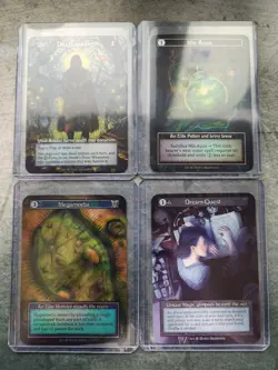 Sorcery Contested Realm Alpha Foil 4 Card Lot Deathspeaker Mix Aqua Megamoeba... - Image 1