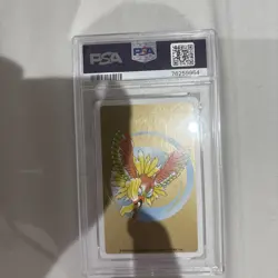 2000 POKEMON GOLD VERSION PLAYING CARDS 160C FERALIGATR 5 OF HEARTS PSA 10! Po21 - Image 2