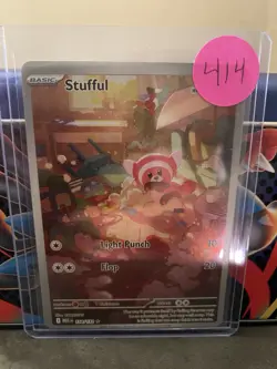 Stufful IR 154/132 MEG Mega Evolution Pokemon Card TCG - NM Illustration Rare - Image 3