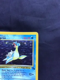Pokemon Cards: 1st Edition Fossil Rare Holo: Lapras 10/62 - Image 4