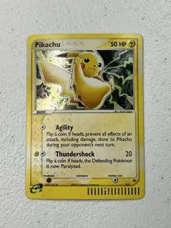 Pokemon Pikachu TCG Black Star Promo Holo 012 E-Reader Card 2003 NM - Image 1