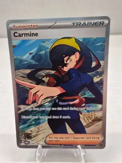 Pokemon Card TCG: Carmine 204/167 Ultra Rare SV06: Twilight Masquerade NM - Image 1