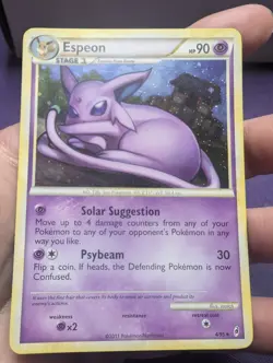 Pokemon Espeon Holo Rare TCG Card 4/95 Call of Legends Series 2011 - Image 1