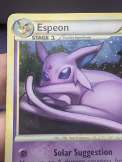 Pokemon Espeon Holo Rare TCG Card 4/95 Call of Legends Series 2011 - Image 4