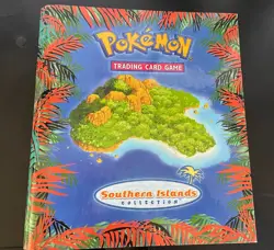 2001 Vintage Pokemon Southern Islands Collection Binder (No Cards, Binder Only) - Image 1