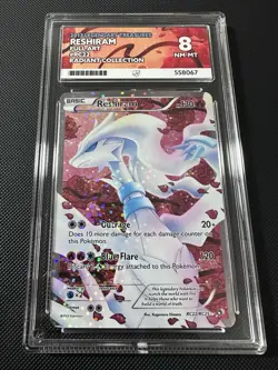 Pokemon TCG Reshiram RC22/RC25 Legendary Treasures Full Art Card Ace 8 Not PSA - Image 1