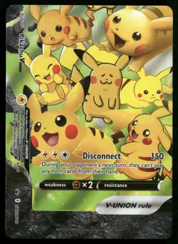 Pikachu V-Union - SWSH: Sword & Shield Promo Cards SWSH141 Pokemon TCG - Image 1