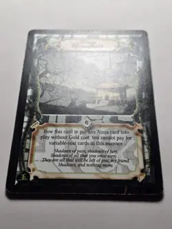 NINJA STRONGHOLD (Hidden Emporer) L5R Legend of the Five Rings CCG LP card - Image 2