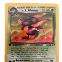 1st EDITION VINTAGE POKEMON CARD Dark Gloom 36/82 Team Rocket MINT - Image 2