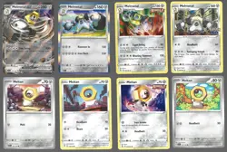 Melmetal ex Meltan Pokemon Card Collection Set of 8 English Holo Double Rare - Image 1