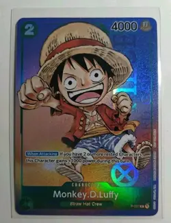 Monkey D Luffy P 037 Foil Holo Promo One Piece Card Game Limited 2023 Tcg - Image 1