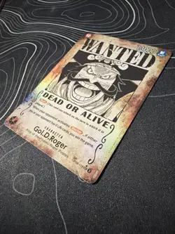 Gol D Roger OP09-118 SP Wanted Poster Manga OP13 One Piece Card English Carrying - Image 2