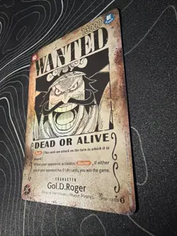 Gol D Roger OP09-118 SP Wanted Poster Manga OP13 One Piece Card English Carrying - Image 3
