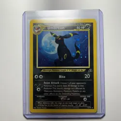 Pokemon TCG Umbreon Neo Discovery Holo Rare Card 13/75 - Image 1