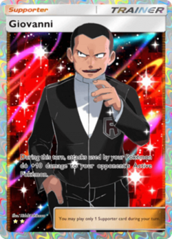 Pokemon TCG Pocket - GIOVANNI ?? FULL ART DIGITAL CARD - TRADE - Image 1