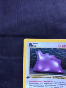 Pokemon Cards: 1st Edition Fossil Rare Holo: Ditto 3/62 - Image 3