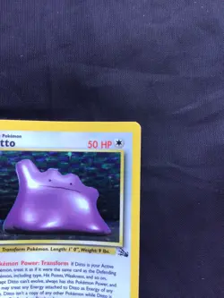 Pokemon Cards: 1st Edition Fossil Rare Holo: Ditto 3/62 - Image 4