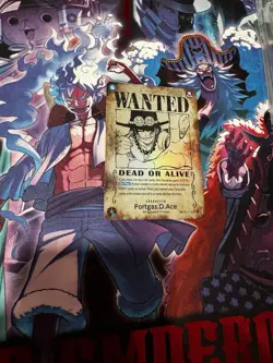 One Piece TCG - Portgas.D.Ace - Wanted Poster - (Error Card) - OP13 - Image 1