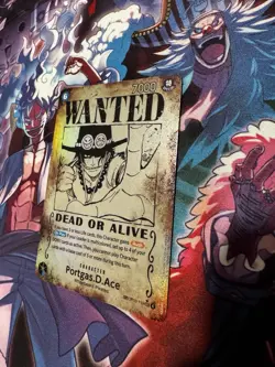 One Piece TCG - Portgas.D.Ace - Wanted Poster - (Error Card) - OP13 - Image 2