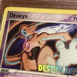 Deoxys #16 2005 Destiny Deoxys Movie Stamp Pokemon Card PSA 8 RARE - Image 5