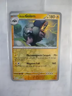 Alolan Golem 046/159 Journey Together Reverse Holo NM Pokemon Card - Image 1