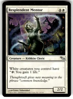 Resplendent Mentor Shadowmoor Regular MTG - Image 1
