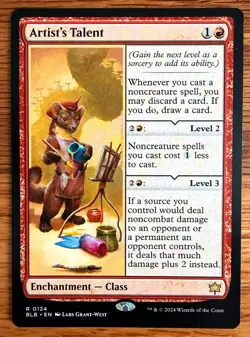 MTG Artist's Talent NM - Bloomburrow, English - Image 1