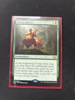 Sylvan Library - MTG - Commander Collection Green - Image 1