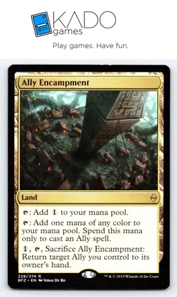 Battle for Zendikar #228 Ally Encampment - Image 1