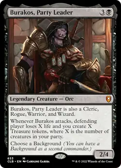 Burakos, Party Leader FOIL Commander Legends: Battle for Baldur's Gate PLD - Image 1