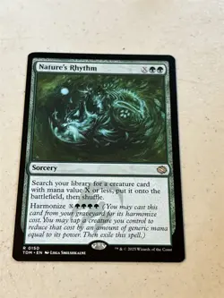 mtg Nature's Rhythm, Tarkir Dragonstorm, unplayed - Image 1