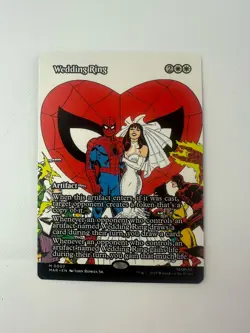 MTG magic SPIDERMAN mar MARVEL ETERNAL WEDDING RING MAR #007 MYTHIC - Image 1