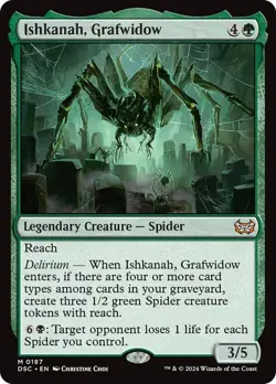 Ishkanah, Grafwidow [Duskmourn] MTG - Image 1