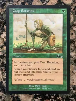 MTG Crop Rotation x1 Urza's Legacy NM, Magic the Gathering - Image 1