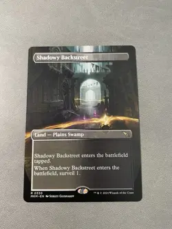 Shadowy Backstreet (Borderless) MTG Murders at Karlov Manor Regular NM - Image 1