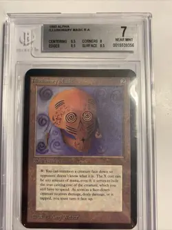 MTG Alpha Rare Illusionary Mask 1993 Wizards of the Coast BGS 7 - Image 1