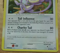 Ambipom 3/123 Rare Holo Mysterious Treasures Set Pokemon LP - Image 3