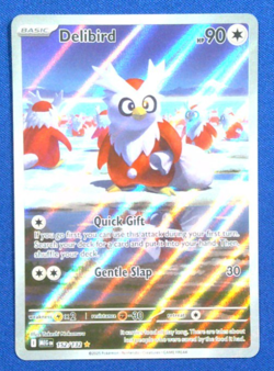 Pokemon TCG Delibird 152/132 Me01: Mega Evolution Holo - NM - Image 1