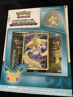 Pokemon Generations Mythical Collection Pin Box 20th Anniversary Sealed Jirachi - Image 1
